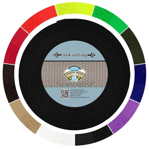 Vista 11 de Country Brook Design Cierre de velcro no adhesivo de 1 pulgada (beige, 5 yardas)