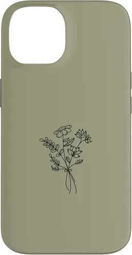 Vista 4 de Funda para iPhone 16 Wildlfower Floral Flower Khaki