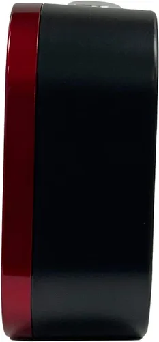 Vista 2 de SEIKO Kyoda - Reloj despertador para dormitorio, color rojo metálico