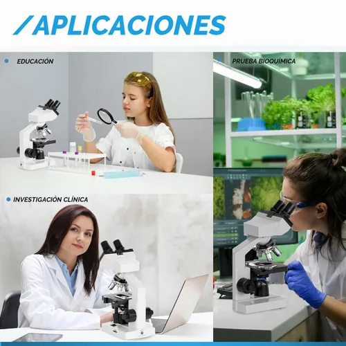 Vista 7 de Microscopio compuesto binocular AmScope OMAX M82E, 40X-1000X