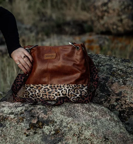 Vista 10 de Wrangler Hobo - Bolsas para mujer de cuero vegano con asa superior, bolsos de hombro y bolsos