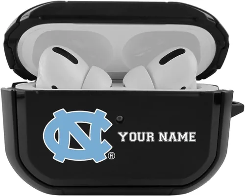 Vista 23 de Colegial - Funda negra duradera para Apple AirPods Pro (1ª/2ª generación) con mosquetón - Alabama Crimson Tide