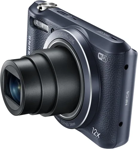 Vista 5 de Samsung WB35F 16.2MP Smart WiFi & NFC Cámara digital con zoom óptico 12x y 2.7" LCD (negro)
