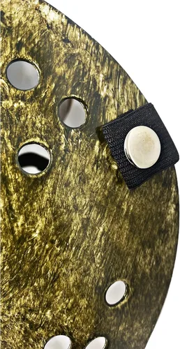 Vista 4 de Máscara de hockey de terror para Halloween, cosplay, mascarada, máscara de disfraz de Navidad con correas ajustables