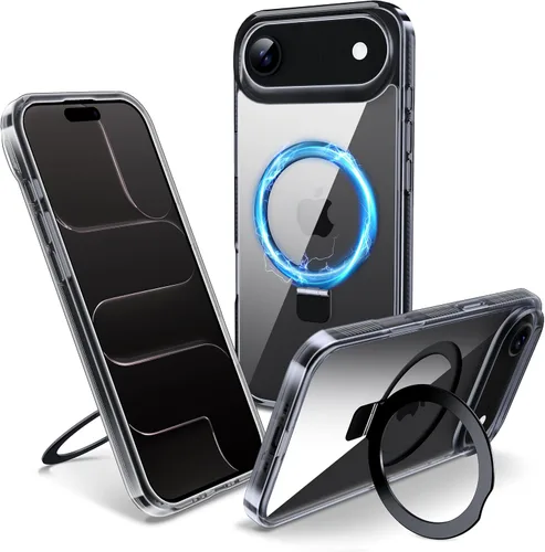 Vista 30 de Funda magnética para iPhone Air – [Soporte invisible integrado] [Compatible con MagSafe] [Protección contra caídas de grado militar] Cubierta