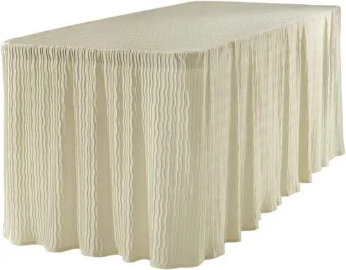 Vista 12 de The Folding Table Cloth 4 pies negro 24x48x29