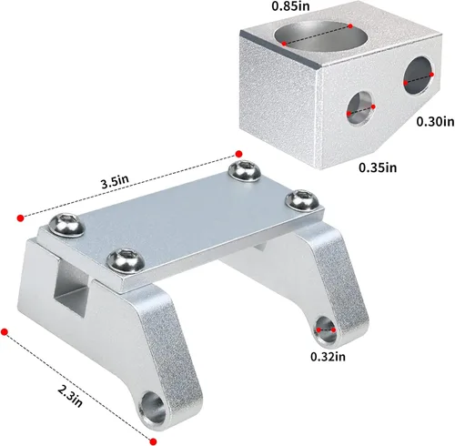 Vista 2 de Palanca de accionamiento de metal y soporte de horquilla reclinables para La Z Boy/LazyBoy, se adapta a todos los reclinables eléctricos L-Z-Boy
