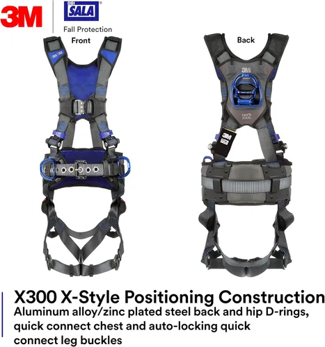 Vista 2 de 3M Unisex Dbi-sala 3m Exofit X300 X-style Positioning Construction Safety Harness