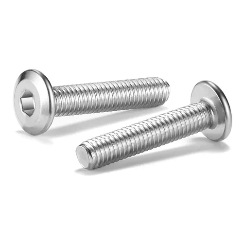 Vista 10 de 20 tornillos hexagonales de cabeza plana M5 x 0.236 in, acero inoxidable 304 18-8, rosca completa (con llave hexagonal)