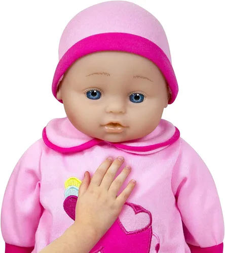Vista 3 de Lissi Muñeca de bebé parlante de 16" con accesorios