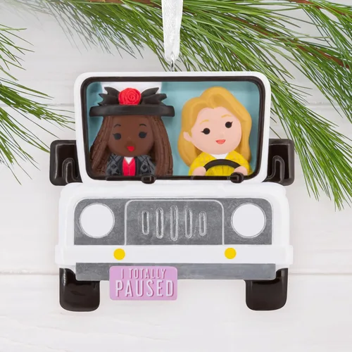 Vista 3 de Hallmark Clueless Cher and Dionne - Adorno de Navidad, regalos de película