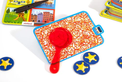 Vista 3 de Miniland Detective de emociones - aprendizaje, juego para niños, SEL, juego misterioso, explorar Juego de aprendizaje para niños, emtocional