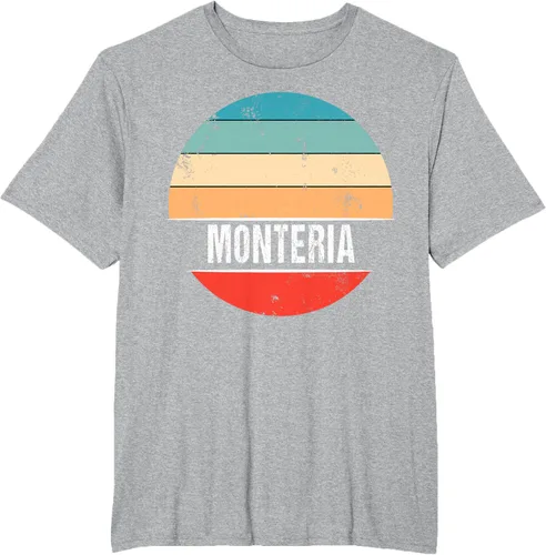 Vista 30 de Camiseta Montería Colombia City Trip, Negro