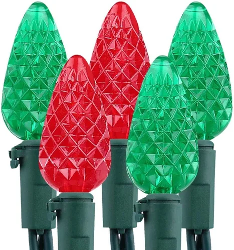 Vista 10 de Brizled Gentle Twinkle C5 - Luces de Navidad de 33 pies, 100 luces LED de Navidad, conectables de 120 V, luz blanca cálida para árbol de Navidad