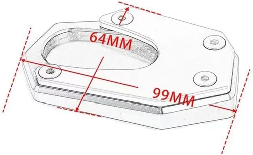 Vista 6 de Soporte lateral de motocicleta para Suzuki V-Storm 800DE VSTROM 800DE V-Strom 800DE V-Strom 800de V-Strom 800de (color : 03)