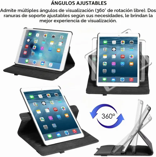 Vista 6 de Funda para iPad de 9ª generación (2021)/ iPad de 8ª generación 2020/ iPad de 7ª generación 2019 para fundas de iPad de 10.2 pulgadas, funda