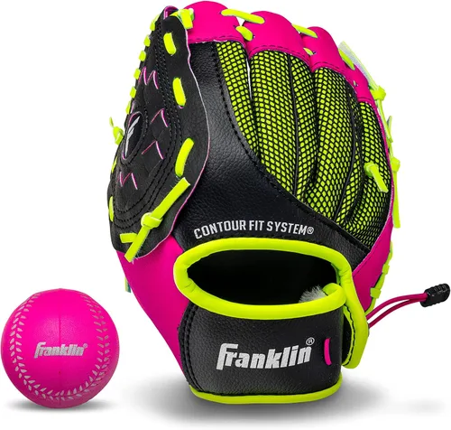 Vista 11 de Guantes Franklin Sports con agarre, para T-ball (9.0 pulgadas)