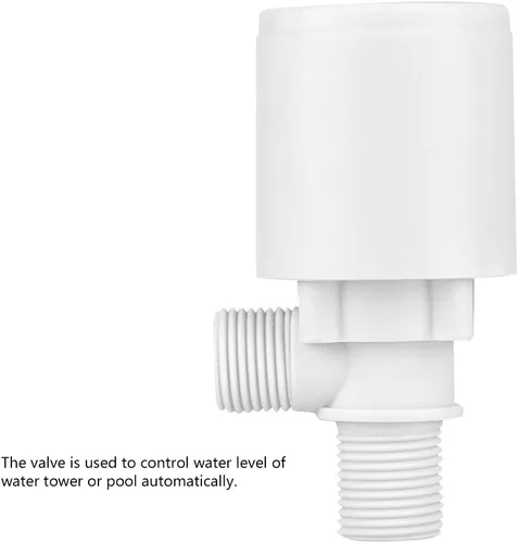 Vista 3 de G1/2 válvula de control automático de nivel de agua flotante válvula de bola para tanque de torre de agua, válvula de ahorro de agua