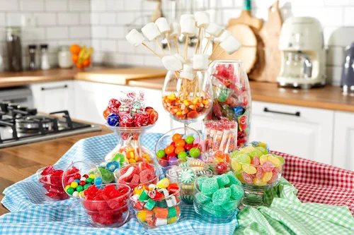 Vista 4 de Sanded Lemon Drops Old Fashioned Hard Candy 6 Lbs Sin gluten, viene en frasco, 6 libras