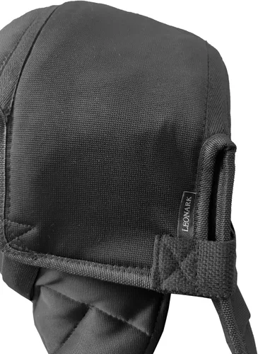Vista 8 de LEONARK 800N Hema - Máscara de esgrima con capucha para casco, hecho a mano, protector de cabeza de sable de espada