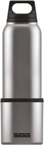 Vista 8 de SIGG - Botella de agua aislada - Termo Flask para frío y calor - A prueba de fugas - Sin BPA - Acero inoxidable 18/8 - 17 Oz Plateado