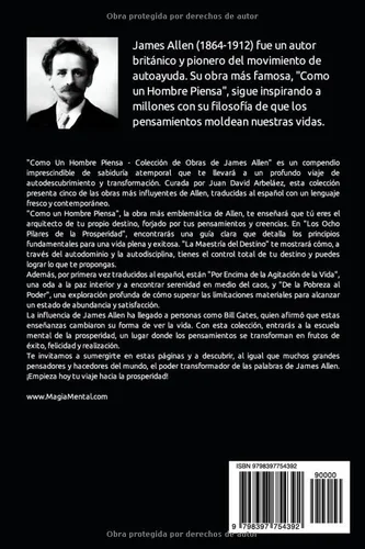 Vista 2 de Como Un Hombre Piensa - Colección 5 Obras Esenciales de James Allen en Español Incluye Cómo un Hombre Piensa, Los Ocho Pilares de la Prosperidad, La