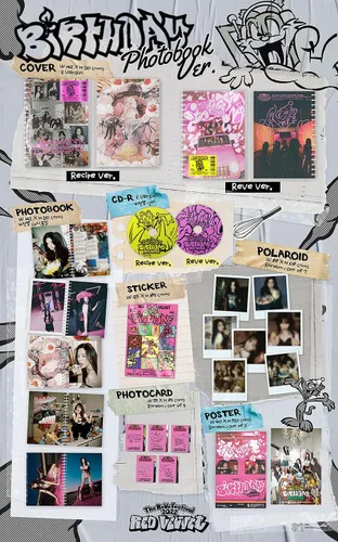 Vista 7 de (Libro de fotos Ver.) RED VELVET THE REVE FESTIVAL 2022 CUMPLEAÑOS Álbum (RECETA (A) / REVE(B) - Tarjeta de regalo de tienda Ver.+1ea al azar) K-POP