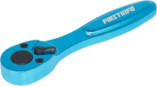 Vista 9 de FIRSTINFO F32423B Llave de Trinquete Micro de Doble Accionamiento con Broca Hexagonal y Dado de 1/4 Pulgada - Aluminio Ligero, 72T Reversible