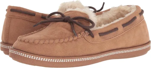 Vista 7 de Skechers Pantuflas acogedoras con forro de piel sintética para mujer