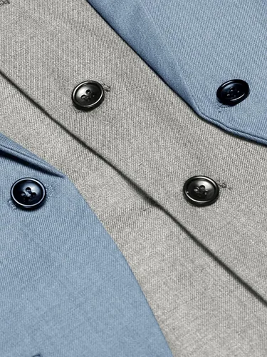 Vista 6 de COOFANDY Chaleco para hombre en capas para traje de negocios, chaleco de vestir formal, chaleco de boda, ajuste delgado
