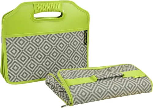 Vista 5 de Picnic at Ascot Organizador de maletero plegable de 3 secciones, con enfriador extraíble, diseñado y aprobado de calidad en los Estados Unidos
