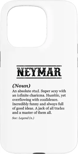 Vista 14 de Neymar - Definición de nombre Frase divertida - Funda personalizada para iPhone 17 para hombre