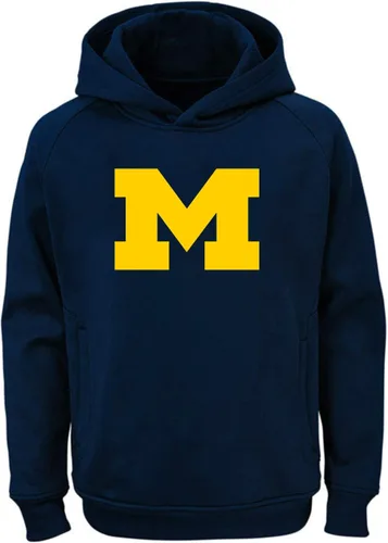 Vista 8 de NCAA Youth 8-20 Team Color Performance Primary Logo Sudadera con capucha Aburn Tigers Armada