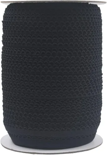 Vista 41 de Bristlegrass Picot Loop - Banda elástica para coser de 1/2 pulgada, 0.512 in, corona de carrete con volantes, cinta elástica para atar el cabello