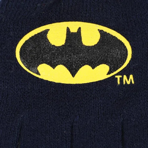 Vista 4 de Batman Classic Bat Signal - Conjunto de gorro y guantes para jóvenes, multicolor, Multi colorido