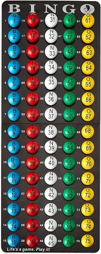 Vista 9 de Mr. Chips, Inc set de bolas de bingo fáciles de leer, de 7/8 pulgadas, profesionales, resistentes a los rayones y borrones, con tecnología patentada