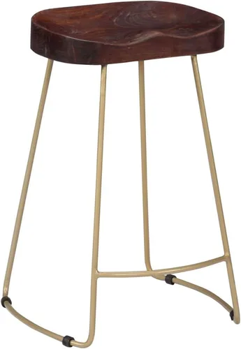 Vista 9 de sillas de bar, taburetes de bar, taburetes de bar Juego de 3, mesa de bar, sillas para barra de cocina, taburetes de bar Gavin 2 piezas Taburete