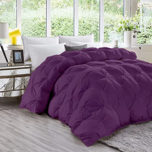 Vista 13 de Premium Collection - Edredón alternativo de diamante de 1600 hilos, tamaño individual XL, 68 x 92 pulgadas, 1 pieza para todas las estaciones