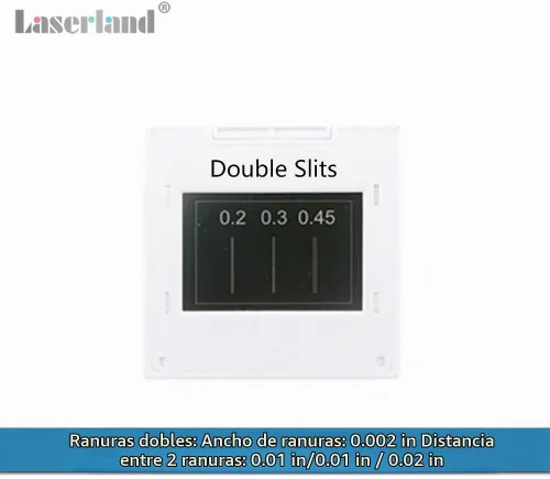 Vista 5 de Experimento de doble hendidura de Young, ranura única, con tablero de observación de soporte, fuente de luz roja, elementos ópticos, kit