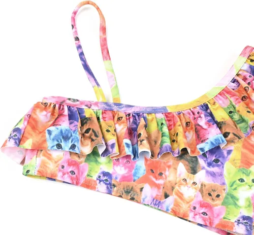 Vista 51 de CHILDRENSTAR Trajes de baño de dos piezas para niñas, traje de baño de playa y piscina