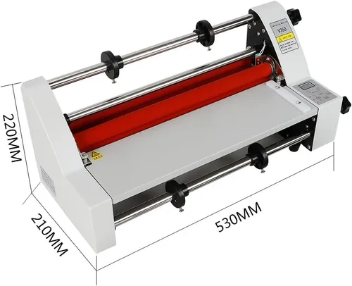 Vista 3 de Laminador de laminado en frío caliente Máquina laminadora térmica comercial Máquina laminadora térmica de un solo lado Máquina laminadora térmica