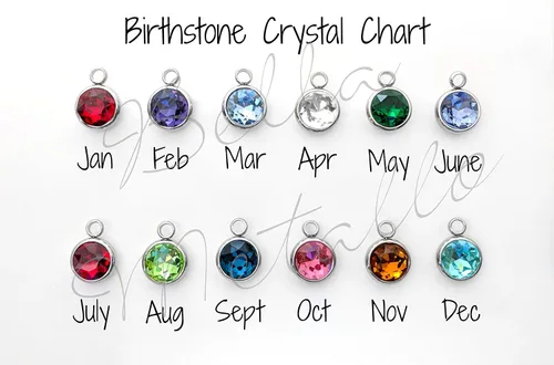 Vista 4 de Custom Initial Keychain with Birthstone – Personalized Stainless Steel Name Keychain, Engraved Monogram Gift for Men or Women, Graduation, Birthday