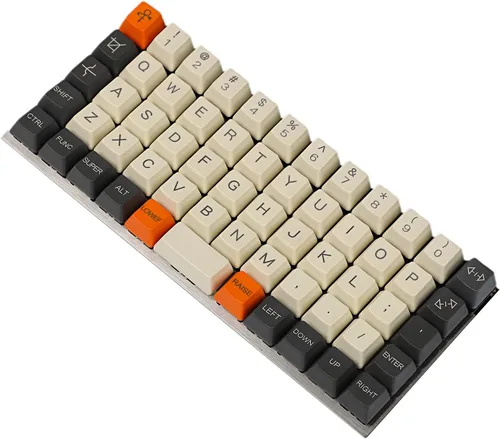 Vista 3 de YMDK Tecla OEM de impresión superior grabada con láser de carbono PBT de 0.059 in para interruptores MX Teclado preónico Planck Niu40 (en blanco)