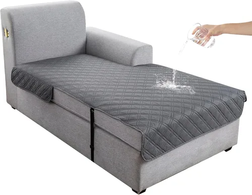 Vista 47 de Fundas impermeables para sillas reclinables, fundas reclinables para perros y mascotas, lavable, antideslizante, funda para silla reclinable