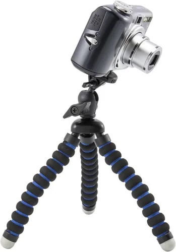 Vista 2 de ARKON Mounts - Soporte para cámara de trípode mini Creación de contenido y transmisión en vivo Brazos de trípode flexibles Compatible