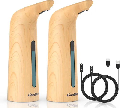 Vista 16 de Dispensador Automático Ajustable de Jabón Sin Contacto, Dispensador de Bomba de Jabón Líquido Sensor Sin Contacto con 4 Niveles Ajustables