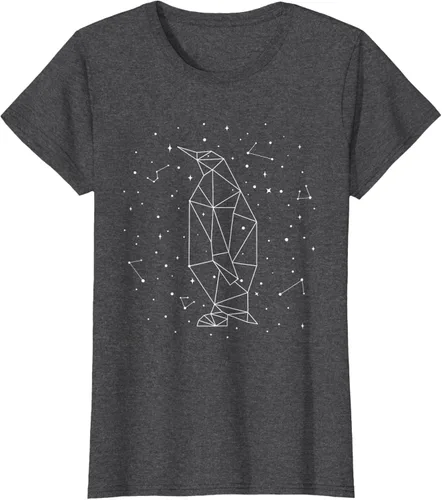Vista 7 de Sternbild Penguin Constellation Emperor Sea Bird Penguin Camiseta Negro