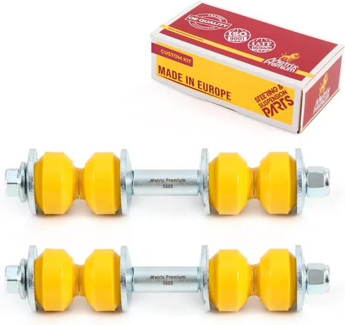 Vista 188 de Metrix Premium Piezas de Chasis - Kit de 2 piezas de Eslabón de Estabilización de Barra Antirrollio Delantera Compatible con 2006-2009 Mitsubishi
