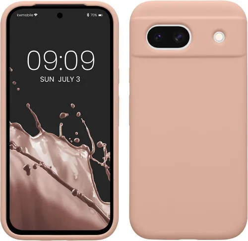 Vista 45 de kwmobile Funda Compatible con Google Pixel 6 Pro - Funda de Teléfono de Silicona TPU con Acabado Suave - Azul Caribe