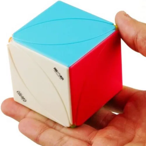 Vista 3 de CuberSpeed QY Toys Ivy Cube V2 - Cubo mágico sin calcomanías Mofangge Ivy Leaf Cube versión Plus sin calcomanías (Eitan Lvy Cube) Puzzle